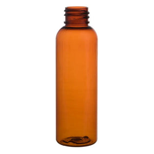 2 oz. Amber PET Plastic Bullet Bottle (20-410 Neck Size)