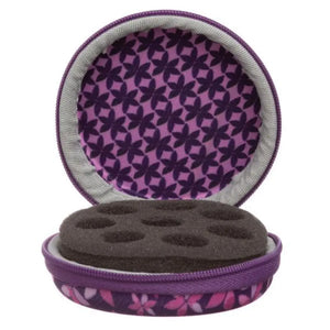 Round Hard Shell Case For 5/8 Dram Vials (Holds 8 Vials)