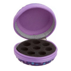 Round Hard Shell Case For 5/8 Dram Vials (Holds 8 Vials)