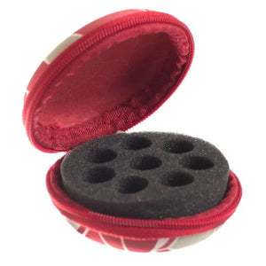 Round Hard Shell Case For 5/8 Dram Vials (Holds 8 Vials)