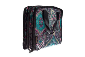 Essential Oil Storage Case with Clear Accessories Pocket (Holds 54 Vials)