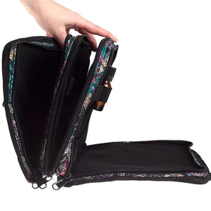 Essential Oil Storage Case With Clear Accessories Pocket (Holds 54 Vials)
