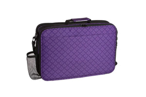 Aroma Ready Deluxe Foam Case (Holds 79 Vials) Purple Floral