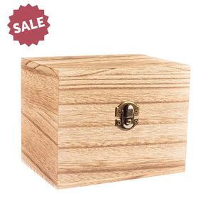 Feathergrain Wood Essential Oils Box (Holds 6 Vials) Light