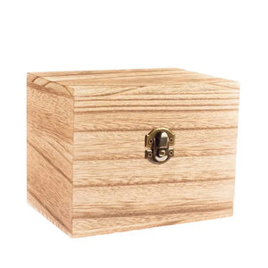 Feathergrain Wood Essential Oils Box (Holds 6 Vials) Light