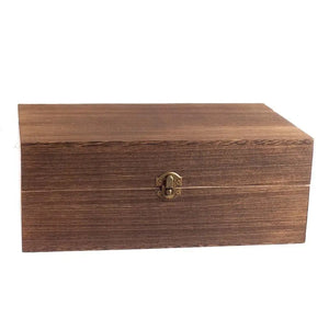 Feathergrain Wood Essential Oils Box (Holds 40 Vials) Dark