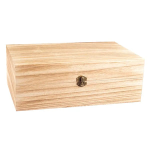 Feathergrain Wood Essential Oils Box (Holds 40 Vials) Light
