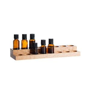 2-Tier Oak Display Riser (Holds 16 Vials)