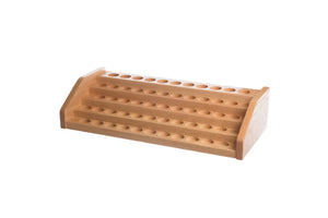 Extended 5-Tier Oak Display Riser (Holds 57 Vials)