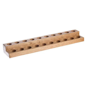 2-Tier Oak Riser for Vials and Roll-ons (Holds 10 Each)