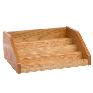 4-Tier Multi-Use Oak Display Riser