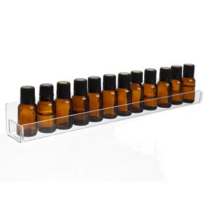 6-Row Plastic Essential Oil Display Rack (Holds 90 Vials)