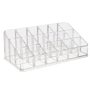 3-Tier Clear Plastic Roll-On Display Riser (Holds 18 Vials)