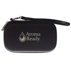 Aroma Ready™Branded Wristlet Hard Shell Case for 10 ml Roll-Ons (Holds 6 Vials)