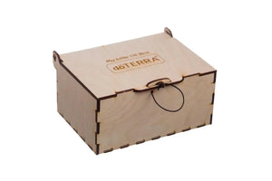 Small doTERRA Branded Natural Wood Essential Oil Box (Holds 16 Vials)