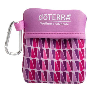 Dterra Branded Fold-Over Case For Roll-Ons (Holds 3 Vials) Candy Corn