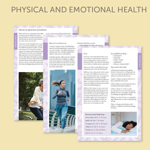 Peek inside the Modern Essentials® Emotions: discusses physical and emotional health