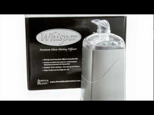 Silver Whisper Premium Silent Misting Ultrasonic Diffuser