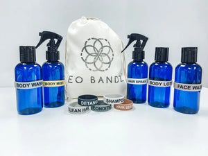 Essential Oil Label Bandz: Travel Essentials With 4 Oz. Bottles (Set Of 10)