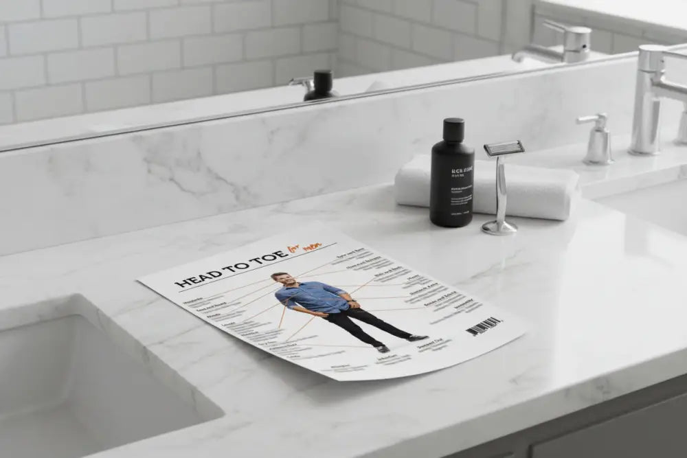 Head to Toe Men &amp; Women Chart (8-1/2’’ x 11’’)