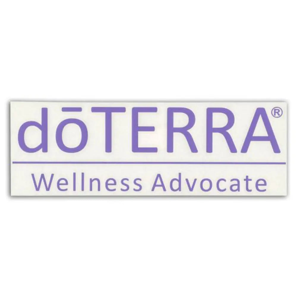Medium dōTERRA®–Wellness Advocate Vinyl Sign (4-1/4 x 13-1/2