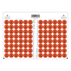 Oil Lock™ Circle Labels for dōTERRA Oils and Blends (Sheets of 96) On Guard