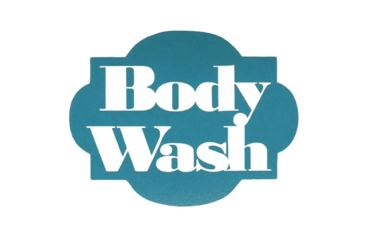 Body Wash Vinyl Label