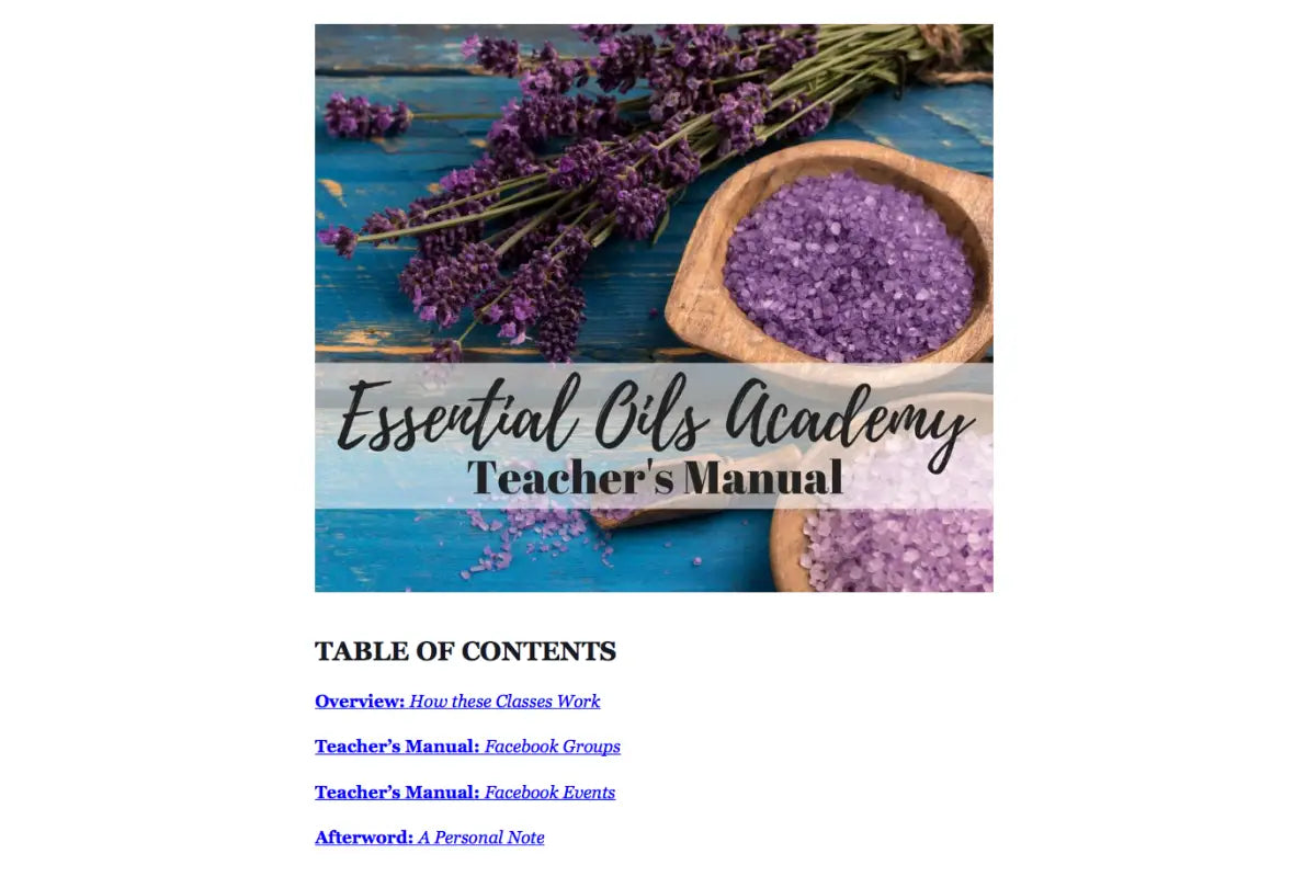 Emotions And Essential Oils Oil Academy Digital Online Class