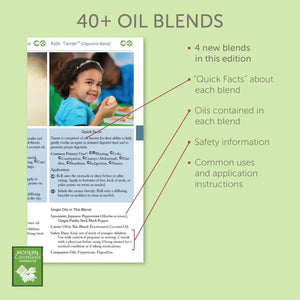 Inside the Modern Essentials Handbook (15th Edition, Sept. 2023): Highlights of the essential oil blend profiles included in the book.