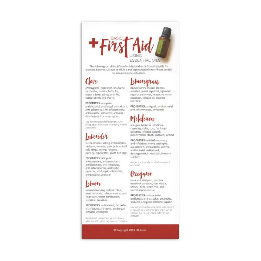 First Aid Reference Cards (Pack Of 25)