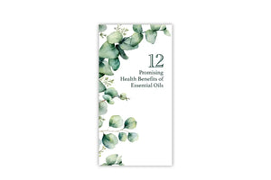 12 Promising Health Benefits Of Essential Oils Brochure (Pack 25)