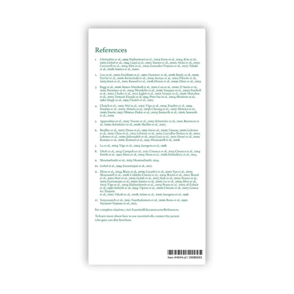 12 Promising Health Benefits Of Essential Oils Brochure (Pack 25)