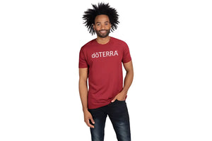 Unisex Doterra® Short-Sleeve Shirt Cardinal Red / Large (L)