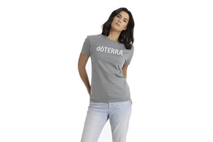 Unisex Doterra® Short-Sleeve Shirt Heathered Dark Gray / Medium (M)