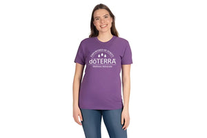 Dt Empowered By Purity With Drops - Unisex Short Sleeve T-Shirt Purple Rush / Small (S)