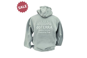 Unisex Doterra®: Empowered By Purity Flowers Heavyweight Hoodie Dusty Sage / Extra Large (Xl)