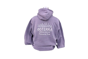 Unisex Doterra®: Empowered By Purity Flowers Heavyweight Hoodie Lavender / Double Extra Large (2Xl)