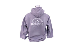 Unisex Doterra®: Empowered By Purity Oil Drops Heavyweight Hoodie Lavender / Large (L)