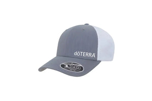 Doterra - Flexfit Mesh Back Hat Heathered Gray And White / One-Size