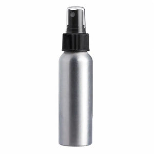 2 oz. Aluminum Bottle with Black Misting Sprayer