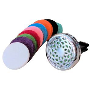 Mandala Stainless Steel Car Diffuser