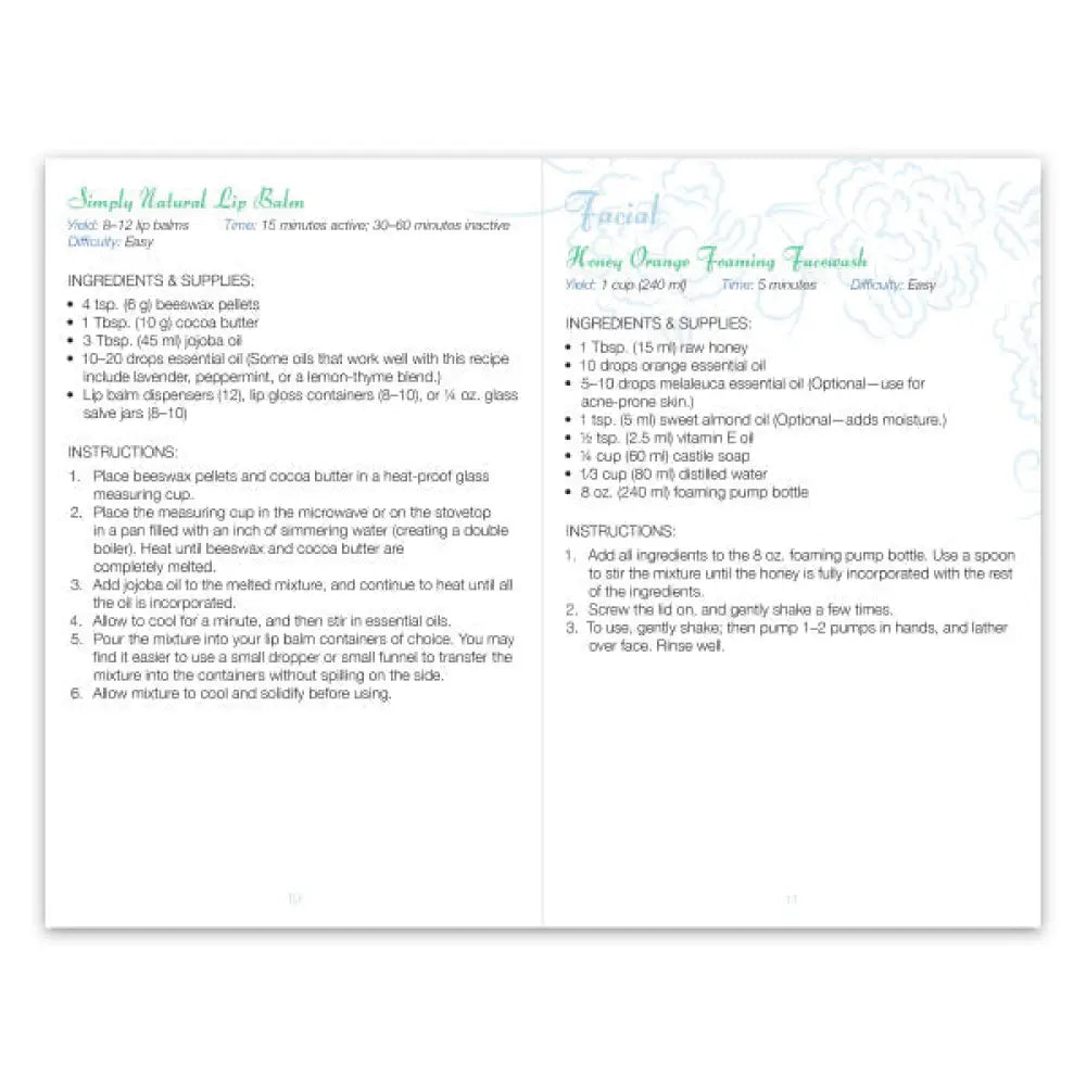 The Essential Woman Recipe Booklet With Labels