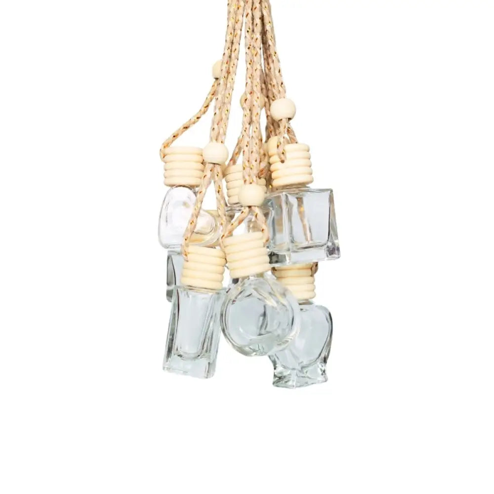 Assorted Hanging Glass Essential Oil Diffuser Vials (Pack Of 8)