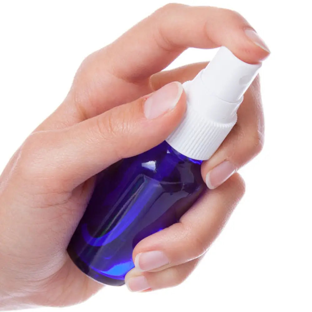1 Oz. Blue Glass Bottles And Misting Sprayers (Pack Of 6)