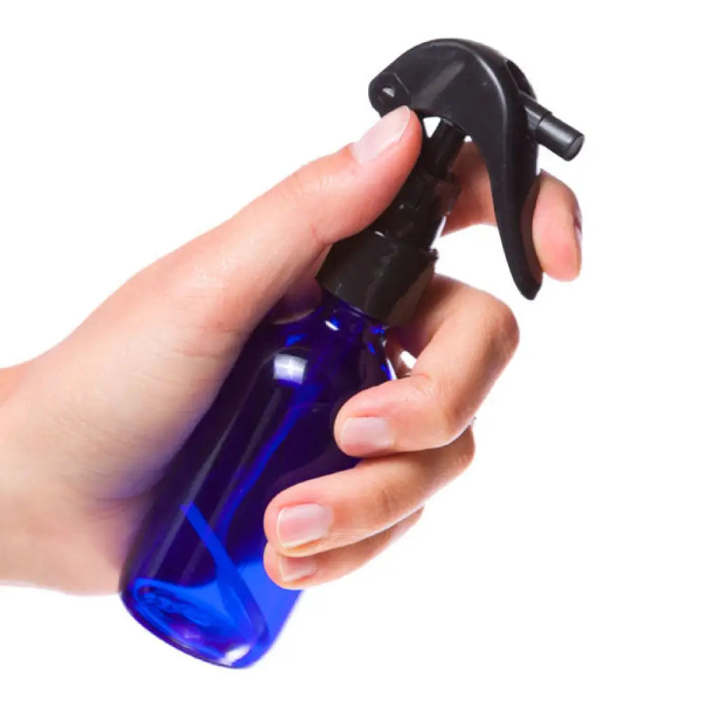 2 Oz. Blue Glass Bottle With Trigger Sprayer
