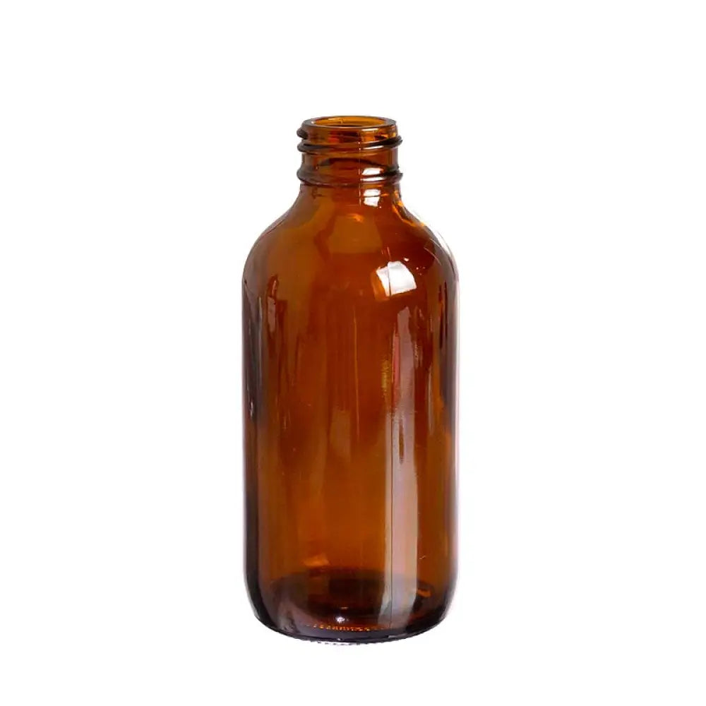 4 Oz. Amber Glass Bottle (24-400 Neck Size)