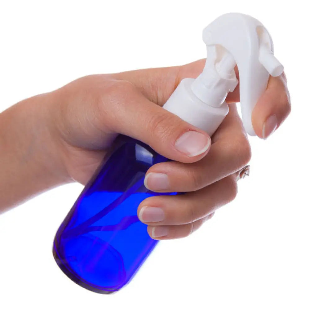 4 Oz. Blue Glass Bottle With Trigger Sprayer
