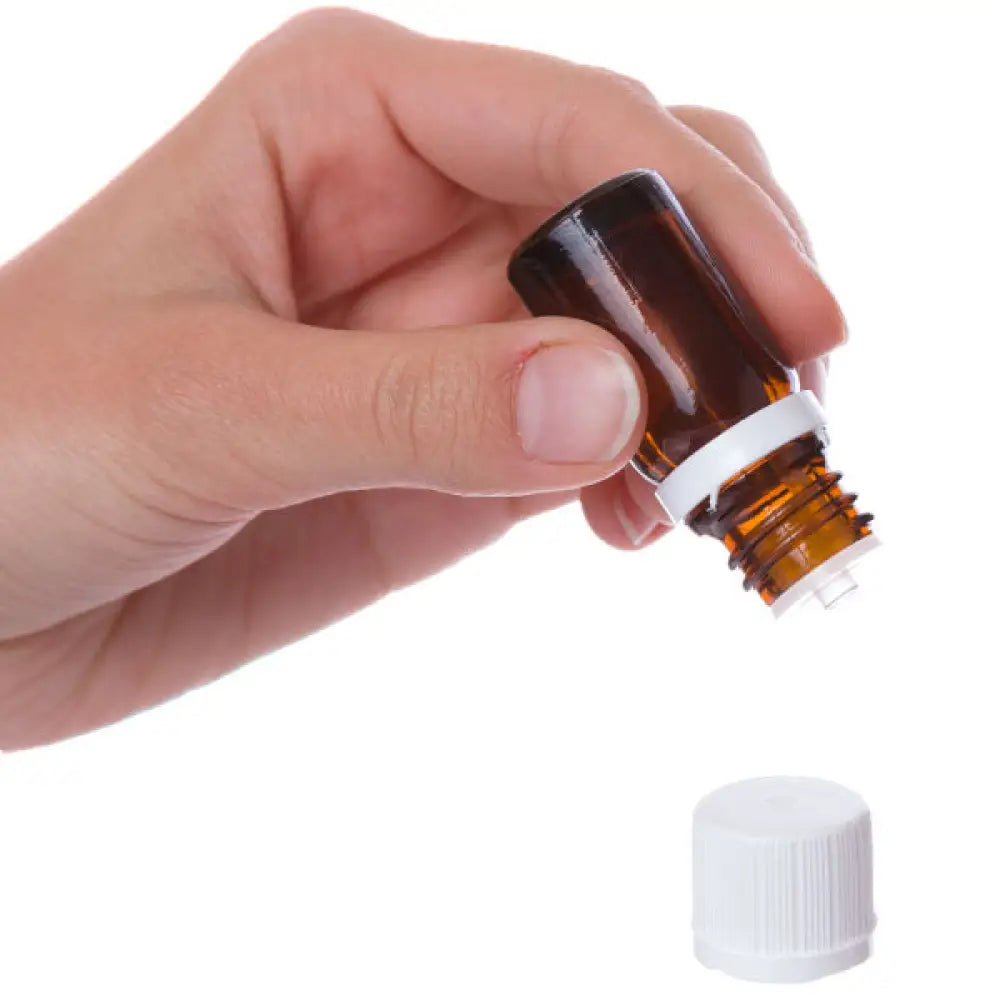 5 Ml Amber Glass Vials And Euro-Style Caps With Orifice Reducers (Pack Of 6)