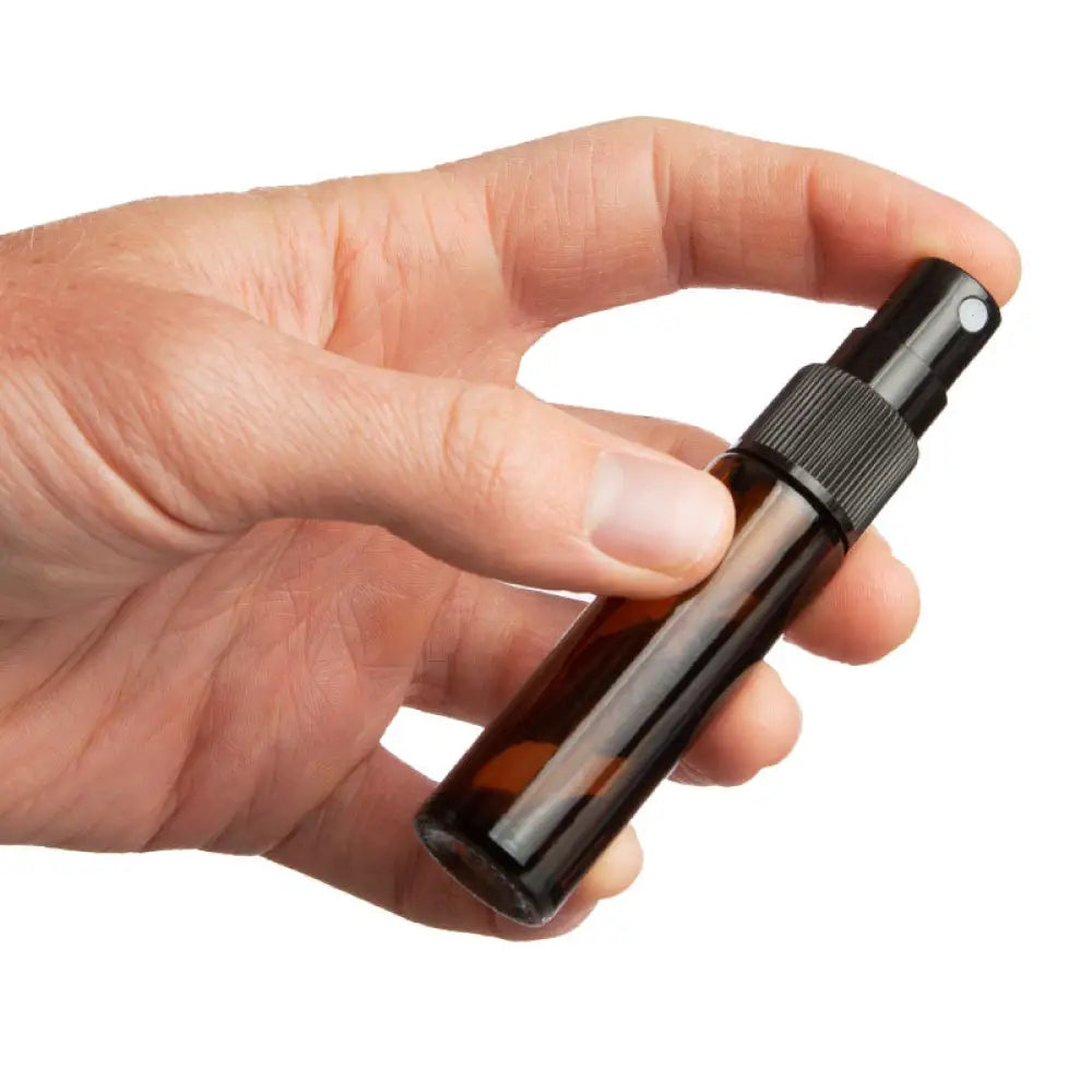 10 ml Amber Glass Vials with Misting Spray Tops (Pack of 6)