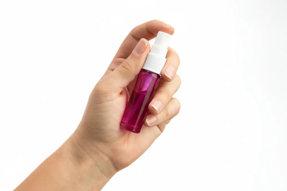 10 ml Rainbow-colored Glass Vials with White Misting Spray Tops (Pack of 6)